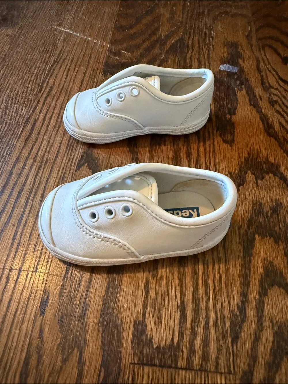 Keds White Slip-On Toddler Canvas Shoes